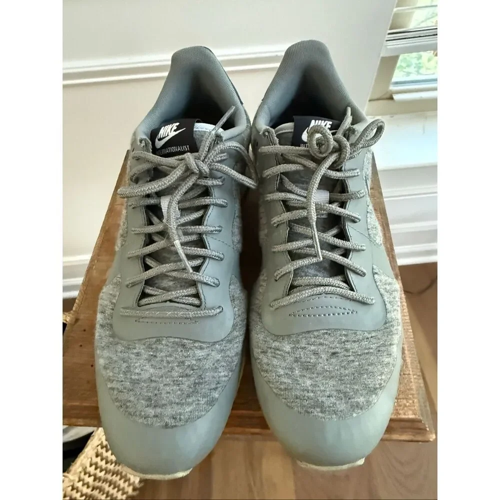 Nike Internationalist Tech Pack Grey Heather Flannel Sneakers Athletic Shoes 9